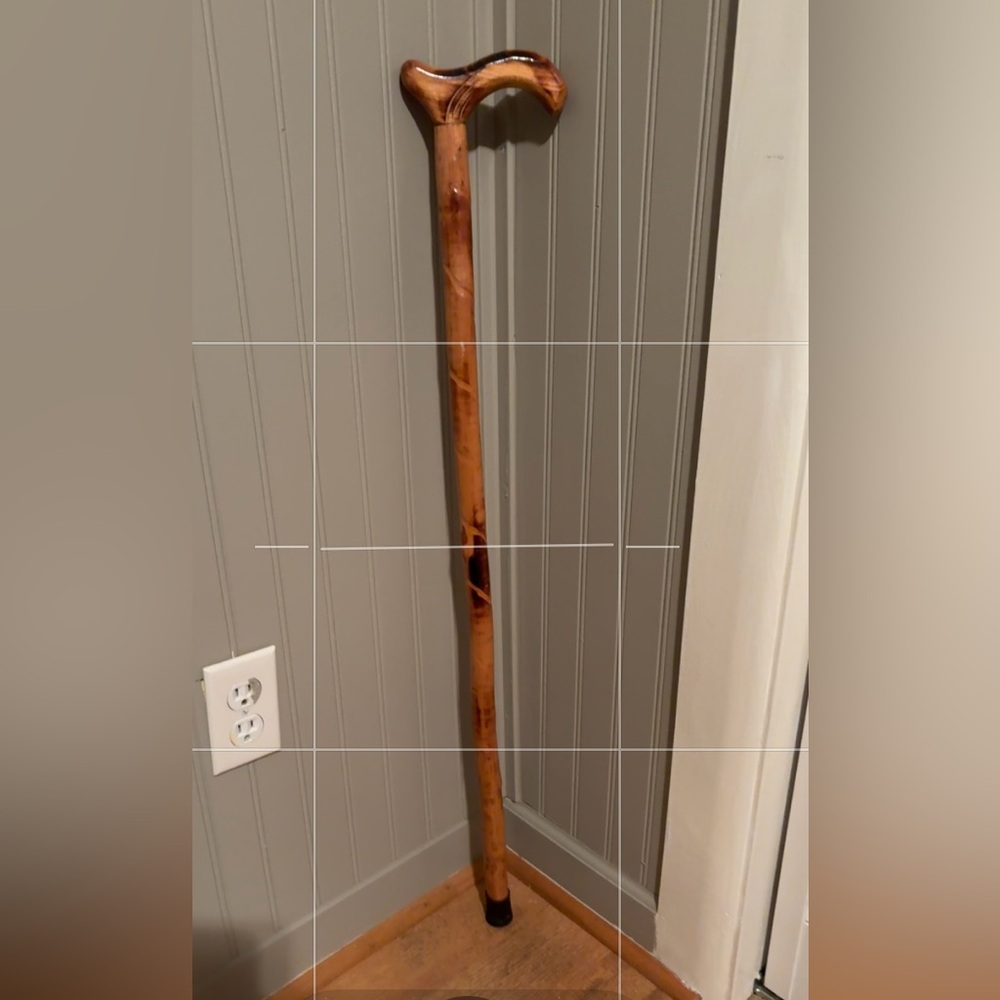 Hand Crafted Wooden Walking Cane